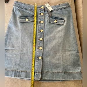 Sz 6p Talbots denim skirt - brand new!